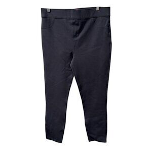 Spanx Womens Black Slimming Stretch Pants XL High Rise Comfortable Fit